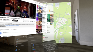 visionOS Safari, Maps and Settings