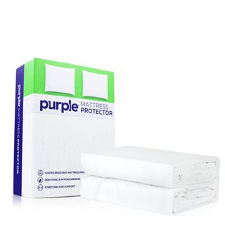 Purple mattress protector