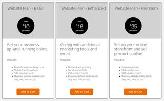 AT&T web hosting plans