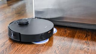 Ecovacs Deebot T30s vacuum on floor