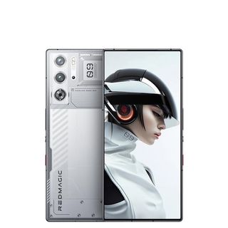 A render of the white Redmagic 9 Pro