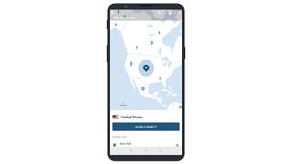 NordVPN Android VPN app displayed on a device