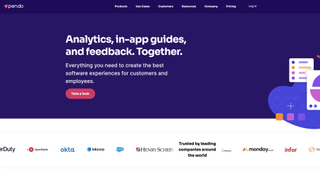 Pendo.io website screenshot