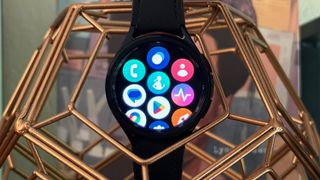 Samsung Galaxy Watch 6 Classic close-up of the apps