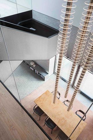 Vipp Chimney House staircase, Copenhagen, Denmark