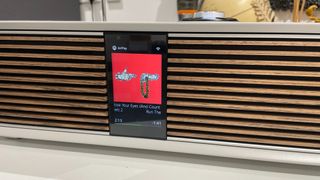 Ruark Audio R410 colour screen playing music