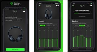 Razer Opus App Screens