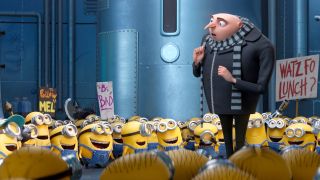 Gru and Minions in Despicable Me 3