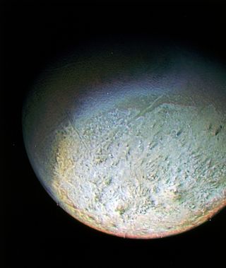 Neptune moon Triton in color