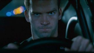 Lucas Black as Sean behind the wheel in Tokyo Drift