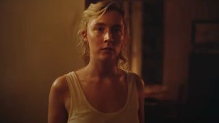 Saoirse Ronan looking worried in Foe