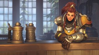 Overwatch 2 Brigitte at a bar