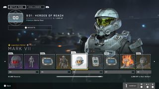 Halo Infinite Battle Pass Heroes Of Reach