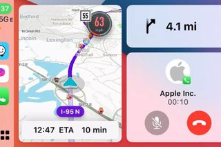 Waze Carplay Split Screen