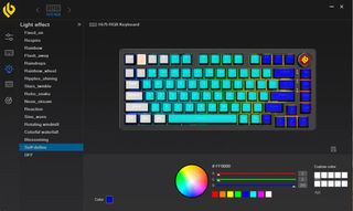 The Epomaker x Leobog Hi75 mechanical keyboard customization software