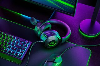 Razer Kraken V3 HyperSense Wired USB Gaming Headset w/Haptic Technology product image