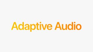 Apple Adaptive Audio on a white background