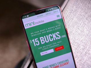 Mint Mobile website showcasing the low monthly price