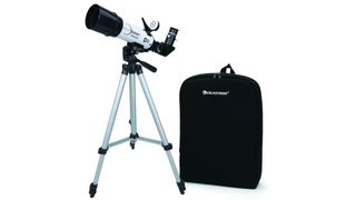 Celestron eclipsmart travel solar scope 50 on a white background