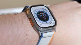 Apple Watch Ultra 2 on someone's wrist