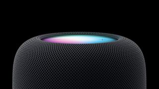 En närbild på Apple HomePod 2