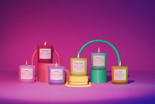 Boy smells pride campaign candles