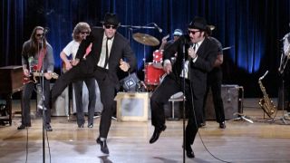 Dan Aykroyd and John Belushi in The Blues Brothers