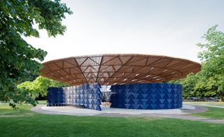 The lawn of the Serpentine Gallery