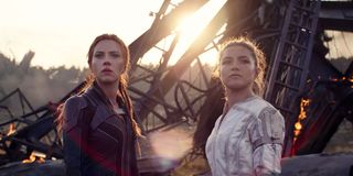 Natasha Romanoff and Yelena Belova in _Black Widow._