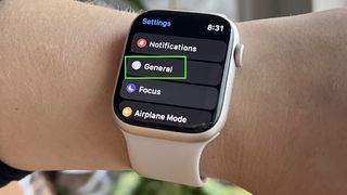 Apple Watch how to general menu