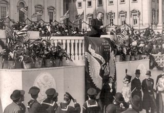 During his second inauguration in 1905, Teddy Roosevelt wore a ring containing a lock of Lincoln's hair.