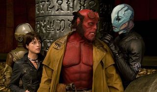 Hellboy, Liz and Abe Sapien in Hellboy II: The Golden Army