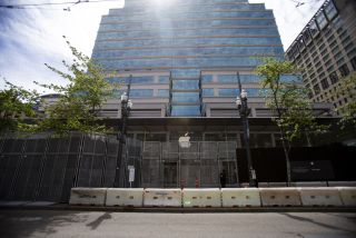 Apple Store Portland Oregon Fence