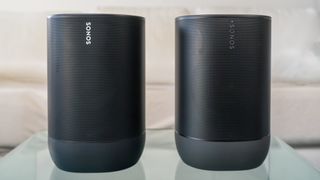 Sonos Move vs Sonos Move 2 front view.