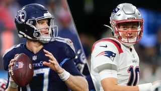 Ryan Tannehill and Mac Jones will face off in the Titans vs Patriots live stream