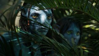 Jake and Neytiri in Avatar: The Way of Water