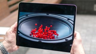 A video running on the iPad Pro 2024's display