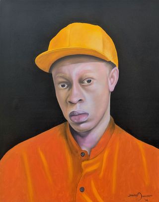 Eniwaye Oluwaseyi, portrait, Boy from the other side, 2020