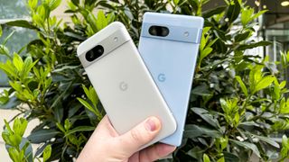 The Pixel 8a and Pixel 7a side by side