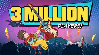 Hi-Fi RUSH image celebrating three million players.