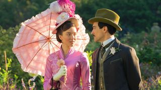 Nicole Brydon Bloom and Blake Ritson in The Gilded Age season 2