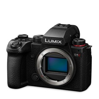 Panasonic S5 II camera on a white background