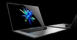 an image of a MacBook Pro 2021 Touch concept designed by Abovergleich