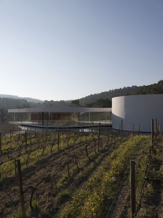 chateau la coste and the niemeyer pavilion