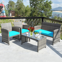 Costway 4PCS Patio Rattan Furniture Set: was $389 now $179 @ Walmart