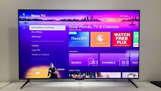 Roku Plus Series 4K QLED TV menu