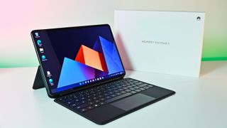 Windows 11-powered Huawei MateBook E with keyboard cover