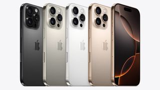 The iPhone 16 Pro in four shades