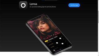 AI photo editing software: Lensa