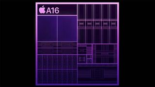 Ein Mockup des Apple A16 Bionic Chips 